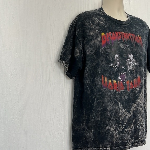 Ladrft - Deconstruction World Tour Black Panther Graphic Tye Dye T Shirt Large - Picture 4 of 8